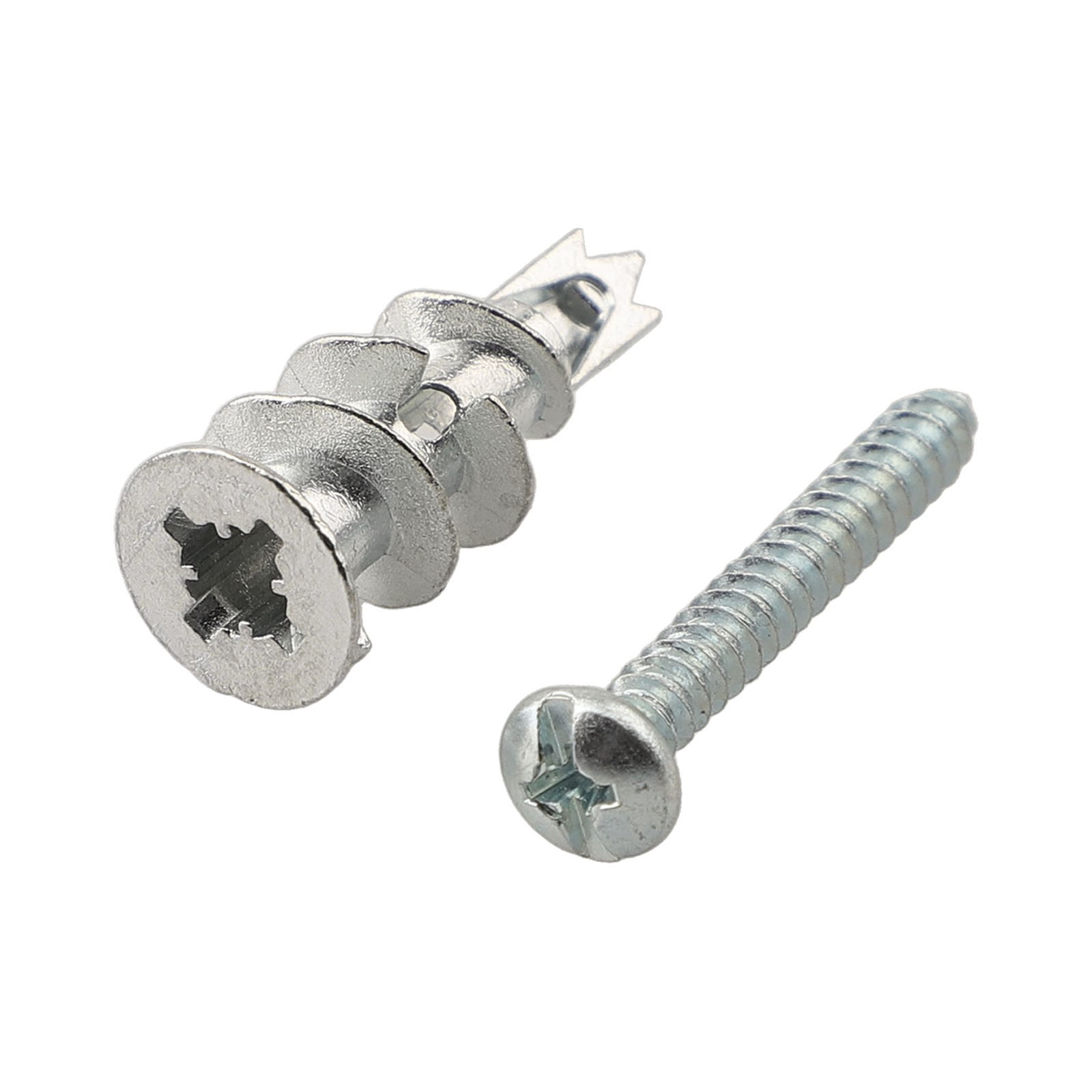Hollow Wall Anchor and Screw Pack 100 Pieces Designed for Heavy Duty Use