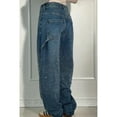 thumbnail image 4 of High Waisted Baggy Jeans for Women Diamond Straight Loose Jeans Fashion Vintage Boyfriend Denim Pants, 4 of 6