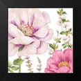 thumbnail image 2 of Gladding, Pamela 20x20 Black Modern Framed Museum Art Print Titled - Garden Of Flowers I, 2 of 5