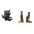 thumbnail image 1 of Juego De Sujetalibros De Gato, Soporte Decorativo Para Libros, Decoración única Para El Hogar, Estantería, Sala De Estar, Gabinete, Oficina, Regalo De Inauguración De La Casa, Adorno De Mesa, 1 of 8