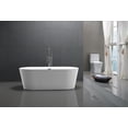 thumbnail image 6 of Chand 59 in. Acrylic Flatbottom Freestanding Bathtub in White, 6 of 7