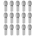 thumbnail image 1 of Uxcell 15 piezas de mordazas de taladro de 3.2 mm, broca de 18 mm de longitud, herramienta de reemplazo de cambio rápido para taladros eléctricos mini y herramientas rotativas, 1 of 5
