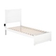 thumbnail image 2 of AFI NoHo 14" Twin-XL Wood Platform Bed with Modern Panel Headboard and Footboard, White, 2 of 6