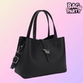 thumbnail image 5 of BagParty 2025 Large Capacity Vegan Leather Tote Bag for Women, Stylish Office Commuter Handbag for Work, Travel, Weekend & Gift, 5 of 5