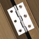 thumbnail image 5 of Whataatahia 8 Piezas Bisagras a tope Plegables de Metal engrosamiento pequeño para Puerta de Armario, Plata, 5 of 5