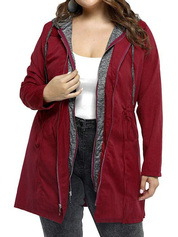 walmart plus size spring jackets