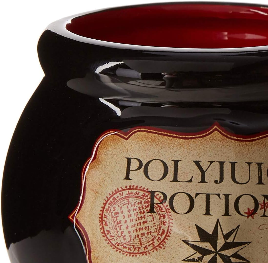 Silver Buffalo Warner Bros Harry Potter Polyjuice Potion Cauldron 3D Sculpted Ceramic Coffee Mug, 20 Ounces