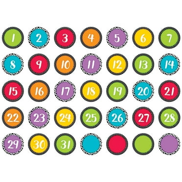 Bold & Bright Calendar Days by Creative Teaching Press