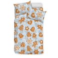 thumbnail image 1 of Christmas Gingerbread Cookie Pattern Background Bedding Set, 1 of 5