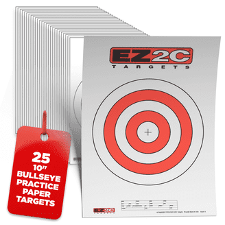 Champion Traps and Targets Fluorescent Orange/Green Bullseye