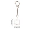 thumbnail image 2 of Ensemble de Porte-Clés DIY Forme de Cadre de Clavier Porte-Clés Ornement Pendentif, 2 of 6