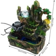 thumbnail image 2 of Indoor Rockery Desktop Fountain Waterfall with Led Lights Atomization Effect and Ice Crack Ball, Relaxation Desktop Fountain Waterfall with Water  for Office, Home, Bedroom Desk Décoration, 2 of 9