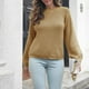 thumbnail image 4 of Suéteres para mujer Suéteres de otoño Cuello redondo Moda Manga larga Suéter suelto Tops Blusa de punto Odeerbi  ODB-5, 4 of 5