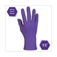thumbnail image 3 of "Purple Nitrile Exam Gloves, 242 Mm Length, Medium, Purple, 100/box | Bundle of 10 Boxes", 3 of 6