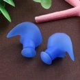 thumbnail image 4 of Tapones para Los Oídos Silicona Suave Impermeables Con Forma Nadar Y Bucear () Azul, 4 of 6