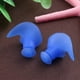 thumbnail image 3 of Tapones para los oídos de silicona suave impermeables con forma de flor para nadar bucear azul, 3 of 6