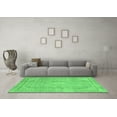 thumbnail image 3 of Ahgly Company Indoor Rectangle Abstract Emerald Green Modern Area Rugs, 8' x 10', 3 of 4