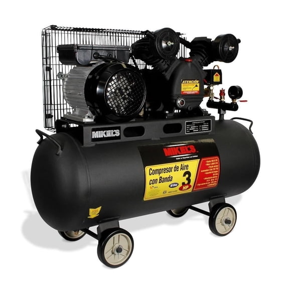 Compresor Mikel's Con banda, 3 HP, Mod. CA-3HP60