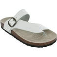 thumbnail image 2 of Chaussures en Cuir Blanc Carly White Mountain pour Femmes 8 m, 2 of 8