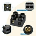 thumbnail image 4 of Uxcell Terminal Block 500V 20A Dual Row 2 Positions Screw Electric Barrier Strip 5Pack, 4 of 5