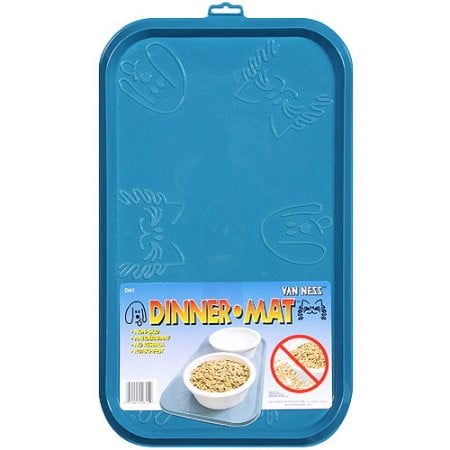 - Dog Dinner Mat for Dog Bowls (Color may vary)