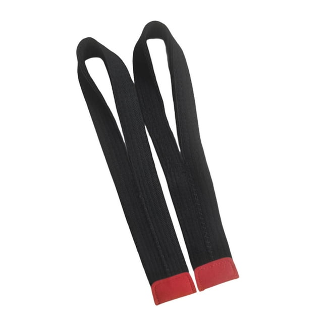 S SERENABLE 2 Pcs Sangles de Musculation pour Gym Enveloppements de Poignet pour Exercice de Musculation Entraînement Physique Noir