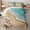Beach 03, variant on Manfei Watercolor Beach Wave Seashell Starfish Twin Quilt Set for Boys and Girls, Coastal Nautical Print Twin Coverlet Set, 2pcs