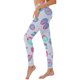 thumbnail image 3 of Gibobby Leggings Afelpados Para Mujer Pantalones Yoga cintura alta con estampado huevos para el día Pascua para mujer, mallas compresión, mallas cintura alta para correr y Fitness（Aqua， XL), 3 of 5