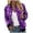 Purple_011, variant on HJYCHN Winter Jackets for Women Casual Print Open Front Long Sleeve Cardigan Jacket Blouse Loose Fit Comfortable Top Outerwear Womens Coats Orange S