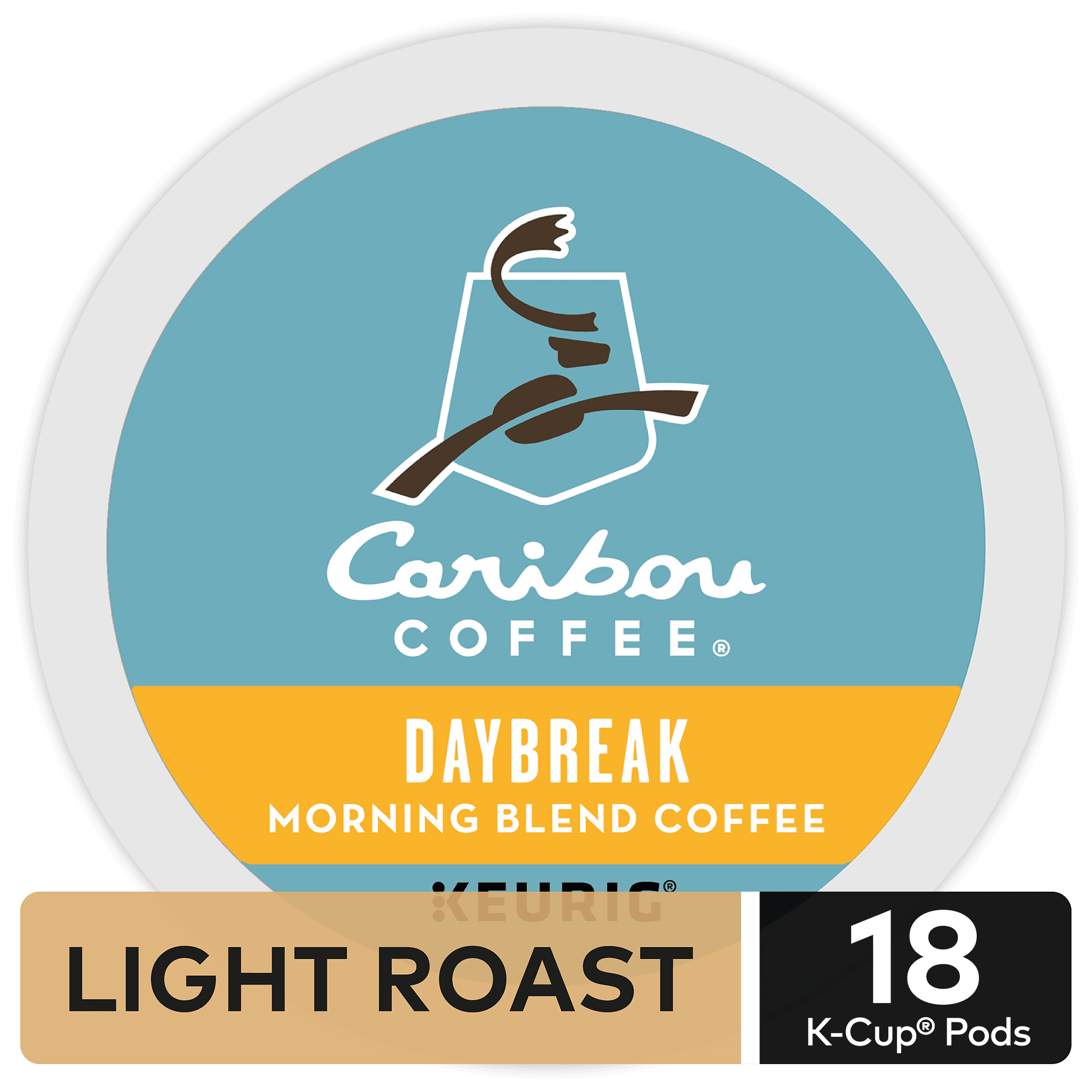 Caribou Coffee Daybreak Morning Blend, Keurig K-Cup Pods ...