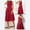 Red, variant on Wedding Guest Dresses for Women,Clearance Women's Summer Casual One Shoulder Sloping Shoulders Sleeveless Solid Color Ruffle Hem Flowy Pleated Long Dress
