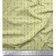 thumbnail image 1 of Soimoi Cotton Poplin Fabric Curve Diamond & Clock Tower Architectural Print Fabric by the Yard 56 Inch Wide, 1 of 1