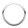 thumbnail image 2 of 10k White Gold 3mm Half Round Band Ring - 2.3 Grams - Size 8, 2 of 2