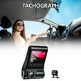 thumbnail image 2 of Multiple Lens Car Dashcam with 2" Screen, 1080P Video Recorder Wide View 150° Driving Record for Everyday Use, 2 of 8