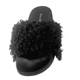 thumbnail image 3 of Bonnibel Fun-1 Women's Fluffy Non-Slip Cute Plush Slip-On Slippers Faux Fur Flats BLACK 6, 3 of 4