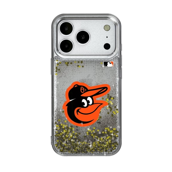 Baltimore Orioles Linen Logo iPhone Glitter Case