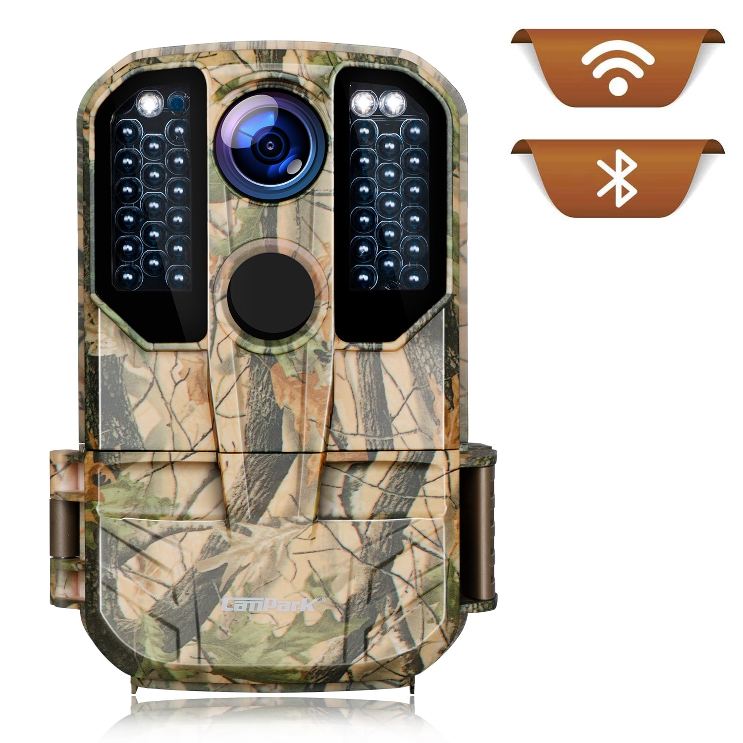 WiFi Bluetooth Mini Hunting Camera Wildlife 24MP 1296P Scouting Cam Night Vision 