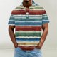 thumbnail image 1 of Blusa y camisa de manga corta con cuello vuelto para hombre, informal, de moda, de color liso, con botones, solapa y hebilla de gancho, camiseta de manga corta de poliéster para hombre., 1 of 5