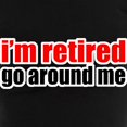 thumbnail image 3 of CafePress - I'M Retired Go Around Me Pajamas - Women's Short Sleeve Print T-Shirt and Pants Dark Cotton Pajama Set, 3 of 7