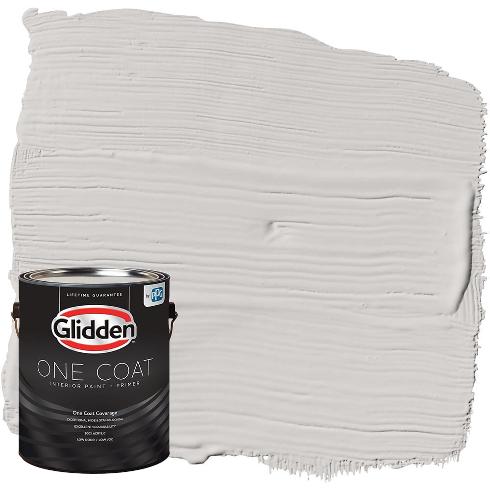 Glidden One Coat Interior Paint and Primer, Elusion / Gray, Gallon