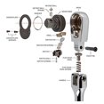 thumbnail image 2 of TEKTON 3/8 Inch Drive x 12 Inch Flex Head Ratchet | SRH21112, 2 of 9