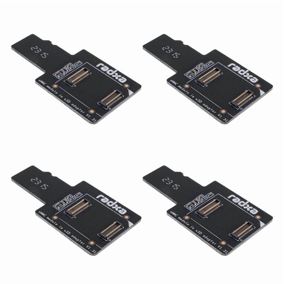 4X EMMC to USD Board EMMC to USB (MicroSD) Adapter Board MicroSD EMMC Modules for ROCK PI 4A/4B