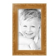 thumbnail image 2 of ArtToFrames 7" x 12" Bright Gold Picture Frame, 7x12 inch Gold Wood Poster Frame (WOM-4928), 2 of 7
