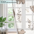 thumbnail image 4 of Yayeee Window Curtains Light Filtering 63"x52" Grommet Panel Pair Home Living Room Decor, Light Gray Bears, 4 of 7