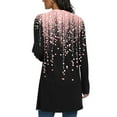 thumbnail image 3 of cocolona Cardigan for Women Lightweight Open Front Long Sleeve Cardigan Coat Fall Fashion Casual Polka Print Outwear with Pockets, 3 of 6