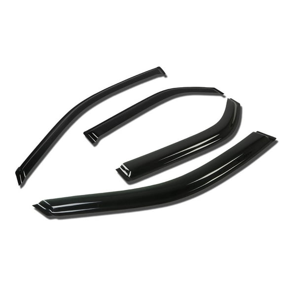 DNA Motoring WVS-155 For 2001 to 2006 Acura MDX YD1 4pcs Window Vent Visor Deflector Rain Guard (Dark Smoke) 02 03 04 05