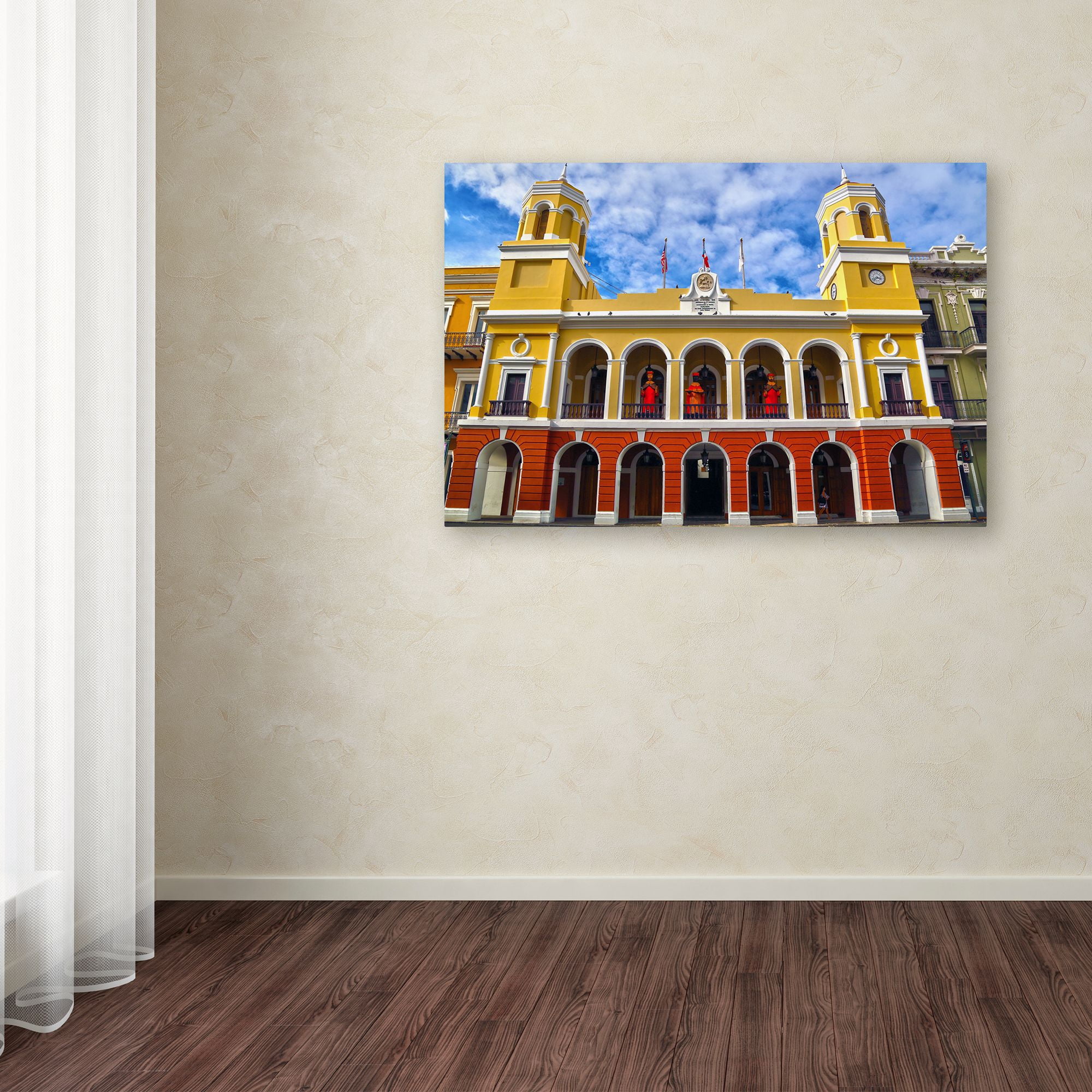 Trademark Fine Art "Alcaldia de San Juan" Canvas Art by CATeyes