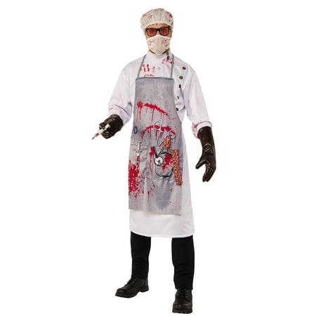 Mad Scientist Crazy Evil Doctor Adult Men Horror Halloween Costume