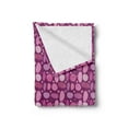thumbnail image 2 of Purple Soft Flannel Fleece Throw Blanket, Abstract Chaotic Spotted Pattern in Purple Shades Camouflage Style Mottled Design, Cozy Plush for Indoor and Outdoor Use, 60" x 80", Multicolor, by Ambesonne, 2 of 5