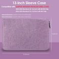thumbnail image 2 of MYKOMI 13-Inch Laptop Sleeve Case for 2024 MacBook Air 13.6 inch with M3 Chip (A3113) Accessory Traveling Carrying Bag Cover Water-resistant Simple Case for MacBook Air 13.6'' M3 2024, 2 of 7